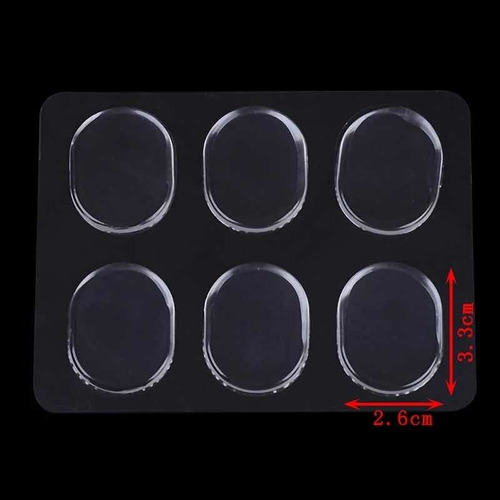 Imagen 3 de 6 de 6 Piezas De Tambor Amortiguador Almohadillas Gel De Silicona