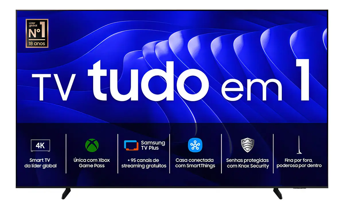 Samsung Smart Tv 98 polegadas cor preto crystal Uhd 4K Du9000