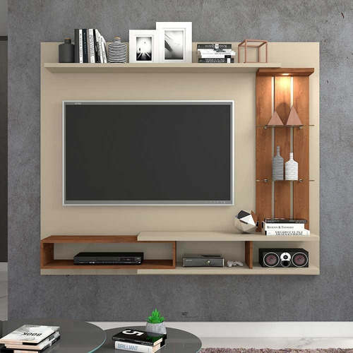 Panel Para Lcd Led Tv Rack Modular Moderno Living Pm-208