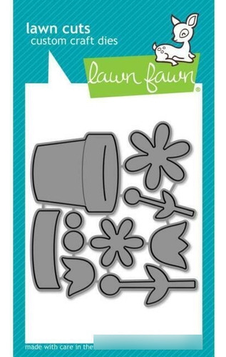 Scrapbooking Troqueles Lawn Fawn Little Flowers Flores