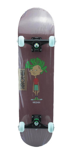 Skate Semi Profissional Kronik Modelo Green Montado