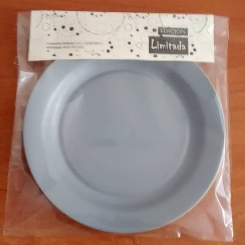 Juego De 6 Platos Llanos De Plástico Rehusable