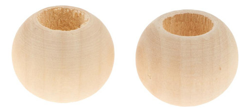 2 Cuentas De Madera