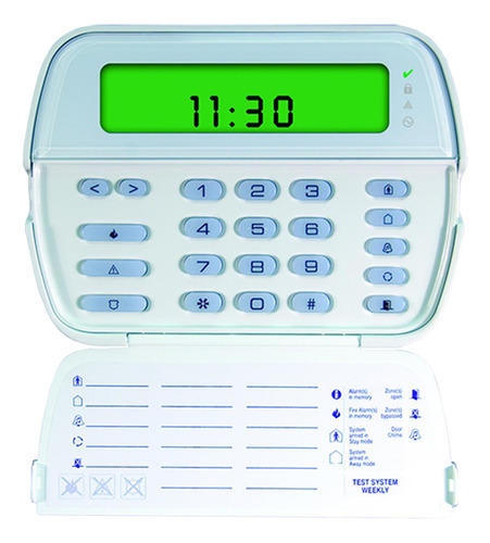 Panel Alarma Casa Central Dsc 1832 + Teclado Lcd Pk5501 8z