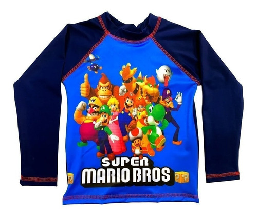 Franela Protectora Para Niños! Mario Bros