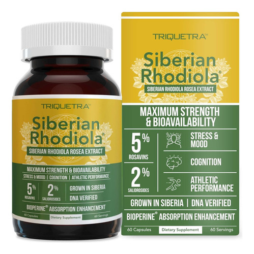 Rhodiola Siberiana Triquetra Health 60 Cápsulas