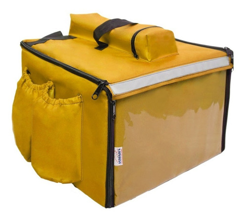 Imagem 2 de 6 de Bolsa Mochila Bag Montável Térmica Pizza Lanche Marmita 42cm