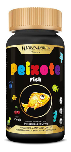 Omega 3 Infantil Cápsulas Mastigaveis Formato Peixinho