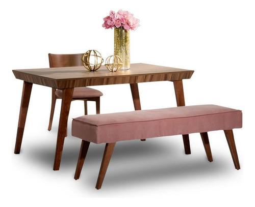 Mesa De Comedor Wilder Nogal Këssa Cdmx