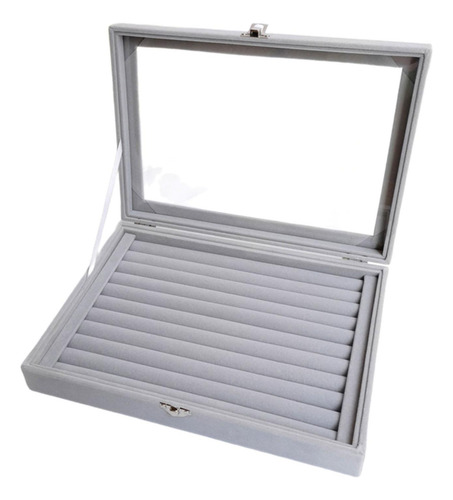 Caja Organizadora De Anillos Con 10 Ranuras, Anillos De