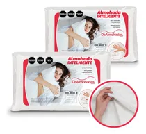 Comprar Combo X2 Almohadas Inteligentes Viscoelasticas 57x37 + Funda