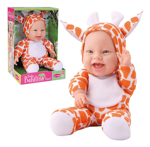 Boneca Baby Babilina Planet Girafa Na Caixa
