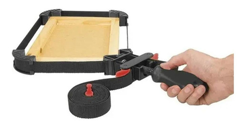 Kit 2 Grampos De Aperto Rápido Com Fita 11 Polegadas Charbs