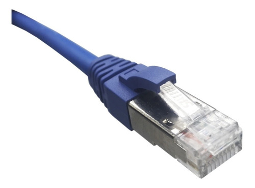 Satra 0103090304 Patch Cord S/ftp Cat6a Lszh Azul 3 Metros