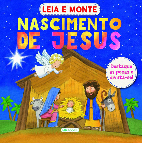 Leia e Monte: Nascimento de Jesus, de Equipe Arcturus. Série Leia e Monte (03), vol. 03. Editora Girassol Brasil Edições EIRELI em português, 2019