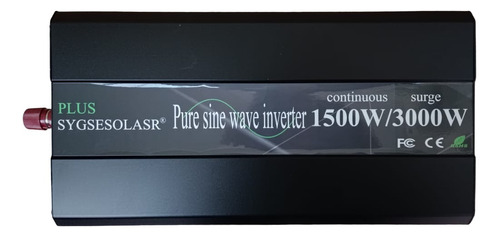 Inversor De Onda Senoidal Pura Dc - Ac 1500w 12vdc