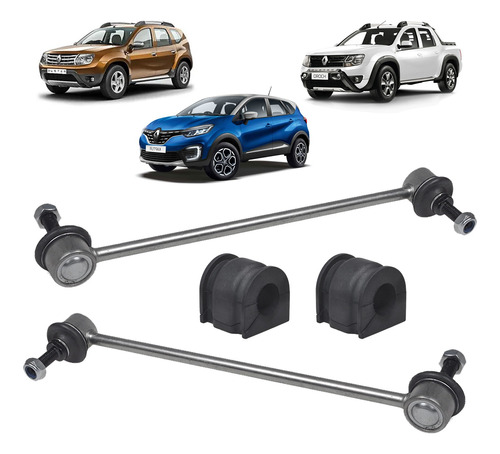 Kit X 2 Bieletas + Bujes Barra Renault Duster Oroch Captur