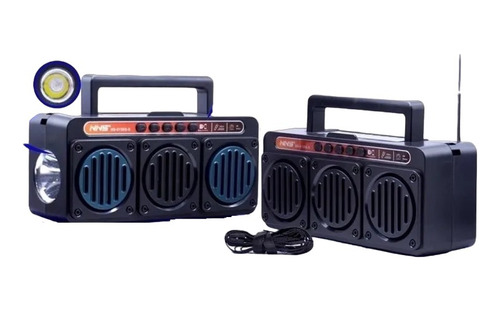 Radio Carga Solar Linterna Usb Cmik Mk310 Hi Fi Radio Fm Am Color Negro