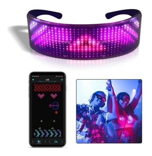 Gafas Mágicas, Bluetooth, Led, Para Fiestas Y Fiestas, App S