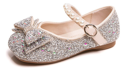 Zapatos Princesa Para Niñas Pantuflas Cristal Suela Blanda