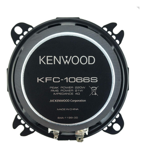 Kenwood Kfc-1066s Altavoces De 2 Vías De 4 Pulgadas