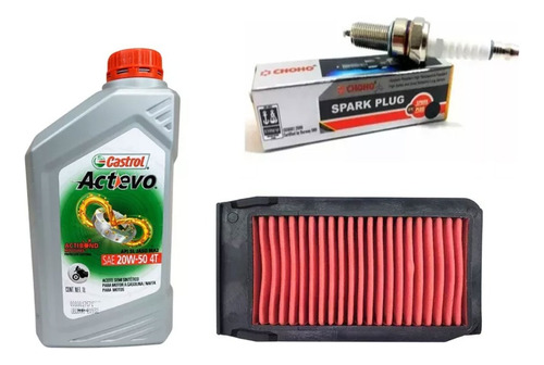 Kit Service Aceite Castrol Filtro Bujia Xmm Motomel El Tala