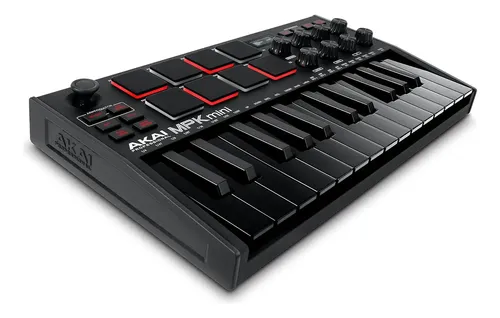 Teclado Akai Professional Mpk Mini Mk3, piano, controlador Midi
