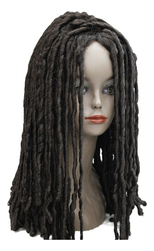 Trenzas Africanas Peluca Rastas Pelo Espiral Rizos Peinado