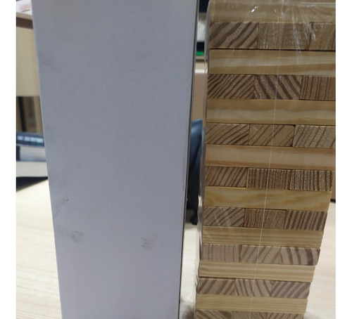 Juego De Mesa De Bloques De Madera