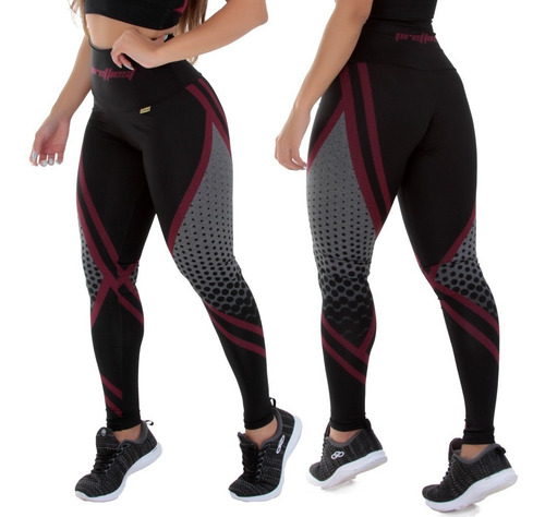 Imagem 2 de 4 de Kit 3 Leggings Mescla Sublimada Não Tem Transparencia Top