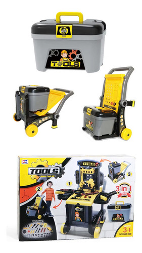 Set Herramientas Maletín Kit Reparación Construcción Juguete