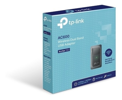 Adaptador Inalámbrico Usb Tp-link Archer T2u Dual Band Ac600