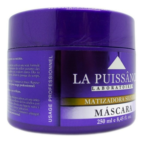 La Puissance Máscara Matizadora Silver Rubio 250ml 3c