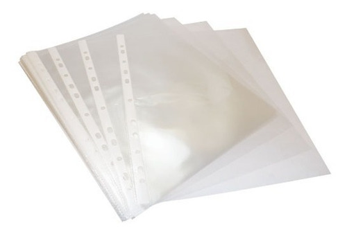 Folios Oficio Borde Blanco X 100 Unidades 40 Micrones 