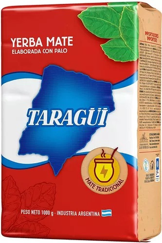 Yerba Mate Taragüi Con Palo 1 Kilo Bolsa