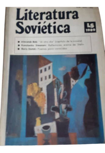 Revista Literatura Soviética  Año 1989 Mes 4