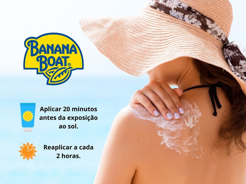 Protetor Solar Sol Praia Fps50 Banana Boat Original Corporal