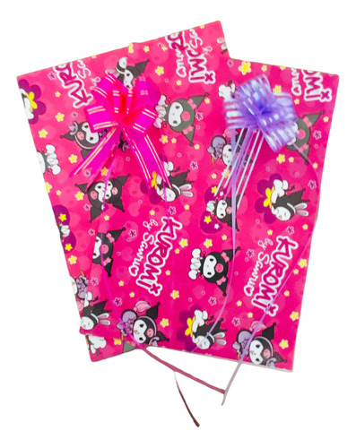 Pack 8 Papel Regalo Cintas Y Scoth Hello Kitty Y Sus Amigos