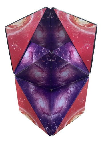 Cubo Mágico Shape Shifting Galaxy Infinito Magnético Estrutura Colorido