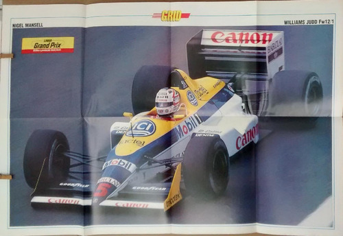 Nigel Mansell - Williams - Gp Espanha 1988 - Poster