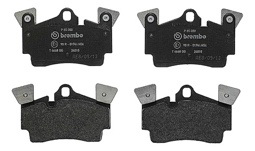 Set-4 Balatas Traseras Porsche Cayenne 3.6l V6 08/10 Brembo