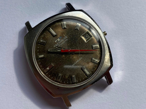 Technos Suíço Automático Date Antigo Funcionando 01658