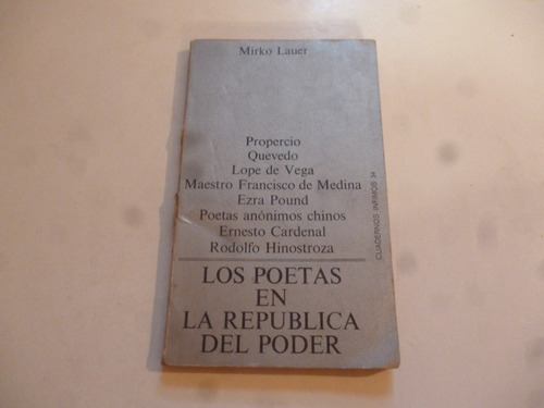 Los Poetas En La Republica Del Poder Varios Autores