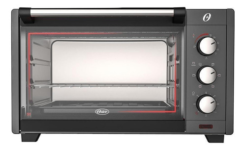 Forno de bancada elétrico Oster OFOR310 30L grafite 127V