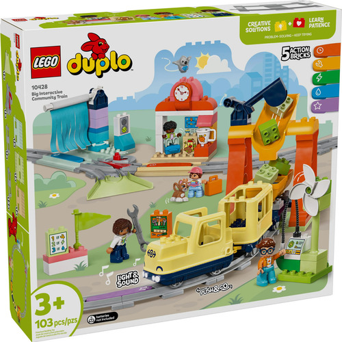 Lego Duplo 10428 Grande Trem Comunitário Interativo Quantidade De Peças 103