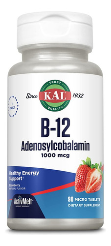 Vitamina B12 1000 Mcg Adenosilcobalamina Activmelt 90 Tablet