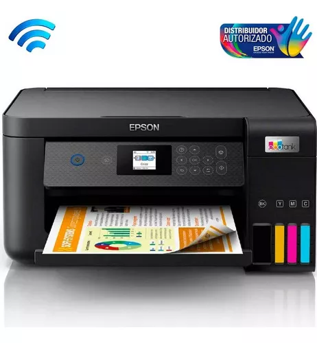 Impresora Multifuncional Epson Ecotank L4260 conexión USB y Wi Fi,  impresión automática a doble cara