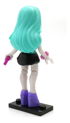 Monster High Twyla Mega Bloks Construx Mattel Skullection (Usado)