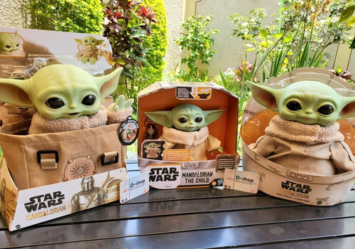 The Child Baby Yoda Animatronic Mandalorian Star Wars Stock