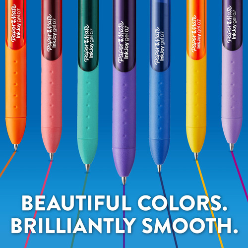 Bolígrafos De Gel Paper Mate Inkjoy De Punta Media, 0,7 Mm,